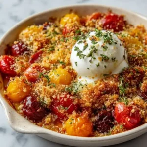 Crumble Tomates Burrata