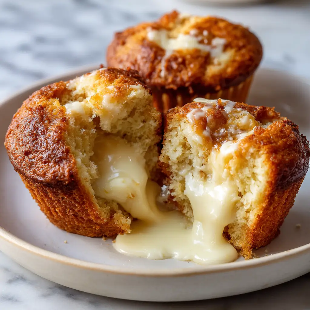 Muffin Cœur Coulant Chocolat Blan