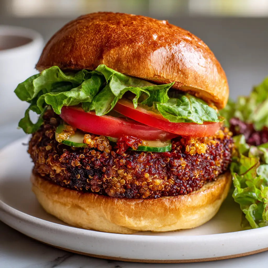 Burgers de Quinoa et Haricots Rouges Spicy