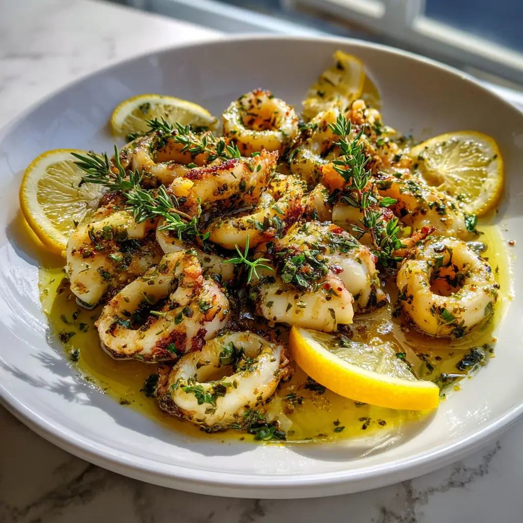 Calamars Marinés