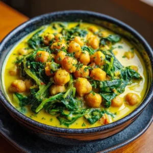 Curry de Pois Chiches Express au Lait de Coco