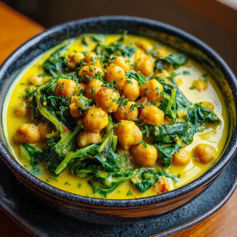 Curry de Pois Chiches Express au Lait de Coco