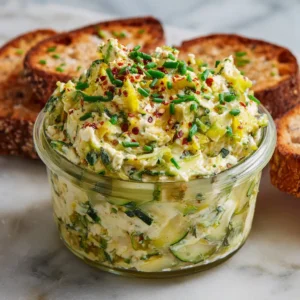 Rillettes de courgettes grillées au chèvre frais