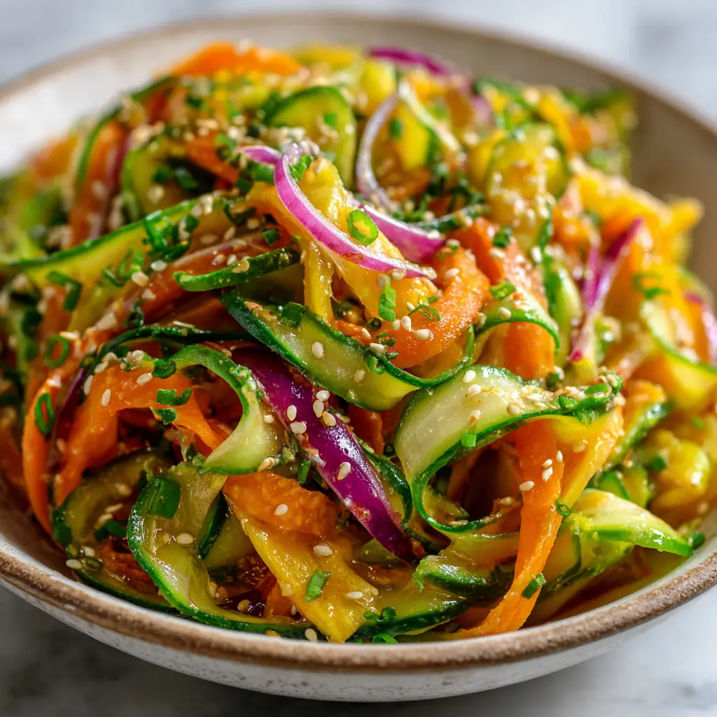 Salade Concombres et Carottes Maison