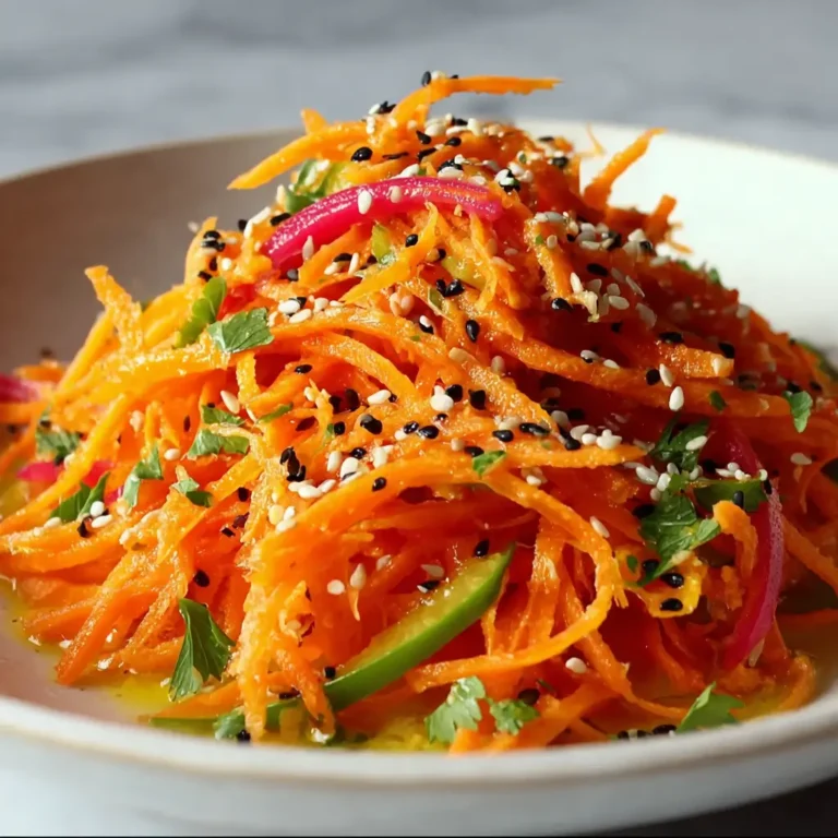 Salade de Carottes Thaïlandaise Croquante Maison