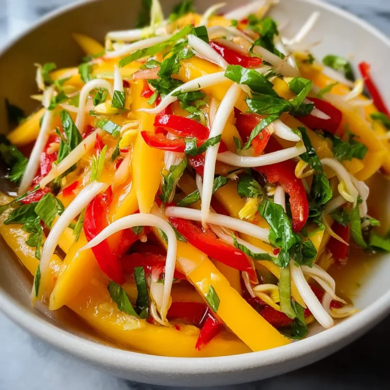 Salade thaïlandaise à la mangue