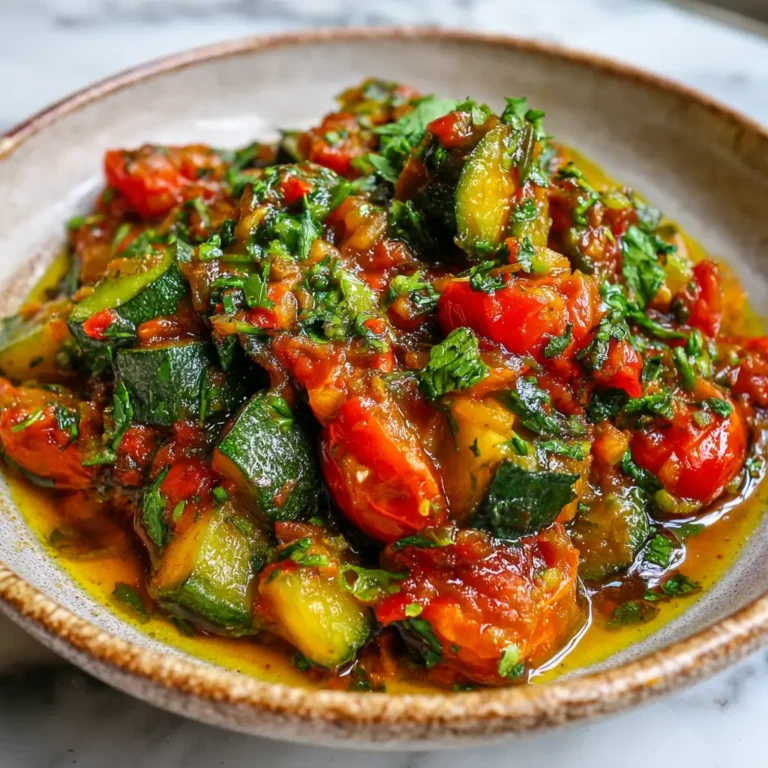 Zaalouk de Courgettes Fondant et Parfumé Maison