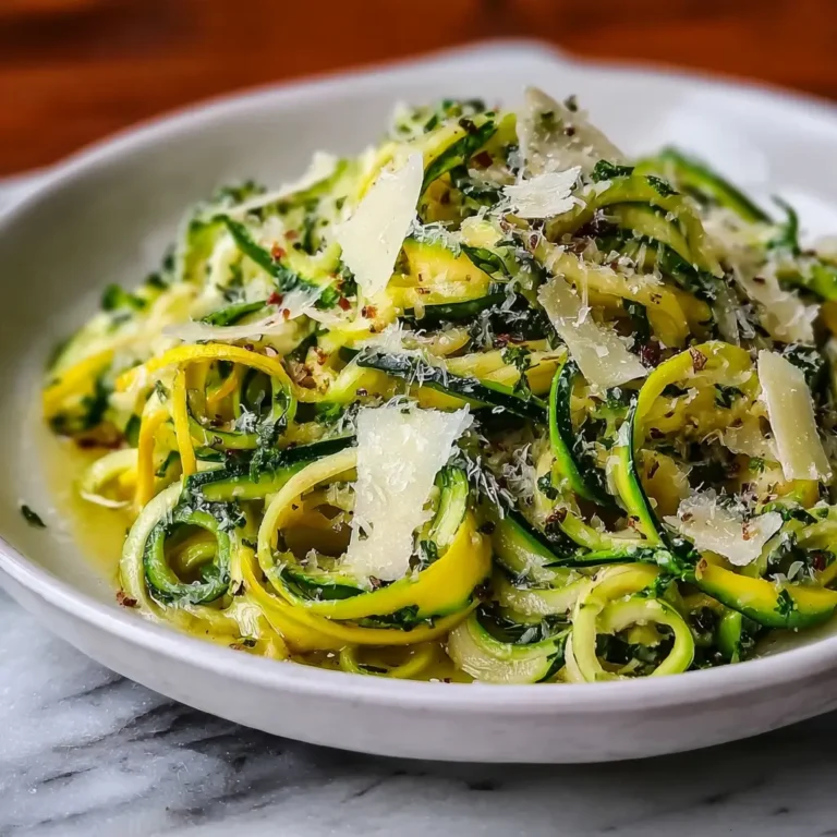 Salade de Courgettes Crues, Citron et Parmesan