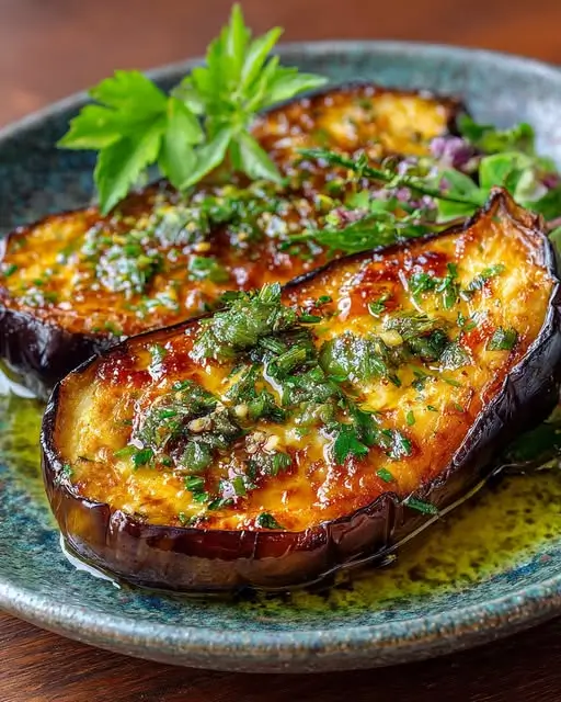 Aubergines Fondantes Rôties au Four