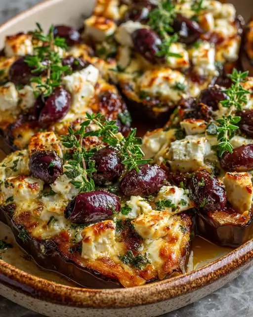 Aubergines à la Grecque