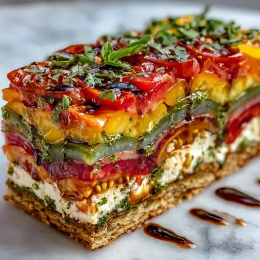 Opéra Salé Tomates Anciennes Feta Basilic
