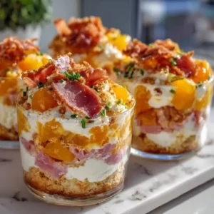 Tiramisu Salé Melon Jambon Cru
