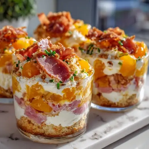 Tiramisu Salé Melon Jambon Cru