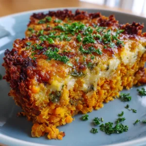 Parmentier Végétarien Patate Douce Lentilles Corail au Comté