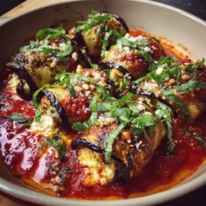 Roulés d’Aubergine Grillée Ricotta Citronnée